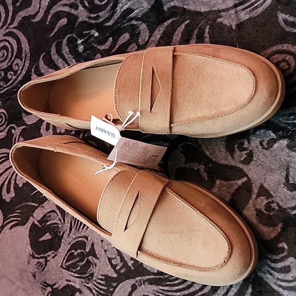 Penny Loafer Old Navy Moccasin Shoes Faux-Suede Penny Loafer Shoes